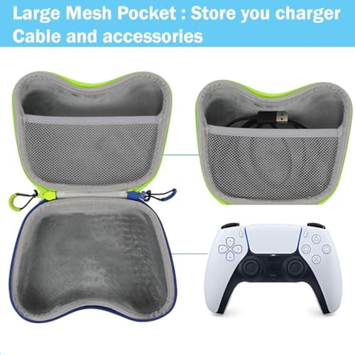 OIVO INDIA Multcolor Universal Travel EVA Game Controller Carrying Case Gaming Accessory Box (Compatible for Xbox One, Xbox, Xbox 360, PS3, PS4, PS5 PS2) - Image 2