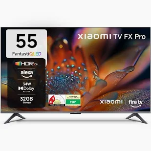Xiaomi 138 cm (55 Inches) X Pro Series QLED 4K Ultra HD Smart Google TV L55MB-APIN